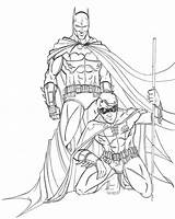Batman Robin Coloring Superhero Drawing Dc Drawings Pages Template Easy Templates Printable Sheets Comics Head Drawn Boys Getdrawings Pdf sketch template