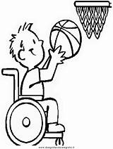 Handicap Disabili sketch template
