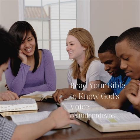 read bible  gods voice student devos youth devotions