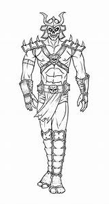 Mortal Kombat Coloring Pages Scorpion Printable Color Shao Kahn Print Coloring4free Kids Bestcoloringpagesforkids Rain Sheets Characters Para Colors Zero Sub sketch template
