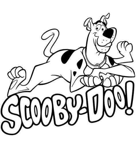 printable scooby doo logo  coloring topcoloringpagesnet scooby