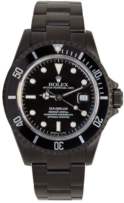 black limited edition matte black limited edition rolex sea dweller