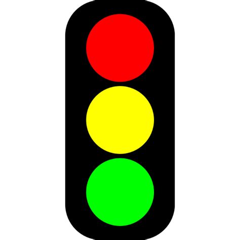 redyellowgreen traffic light indicator  svg