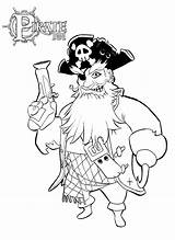 Pirates Pirate101 Pirat Piratas Colorindo sketch template