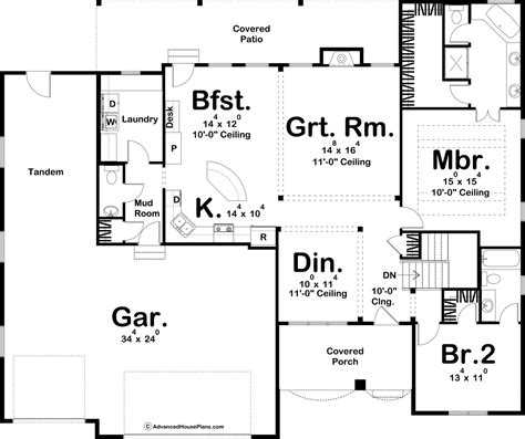 single story open floor plan house plans kevinjoblog