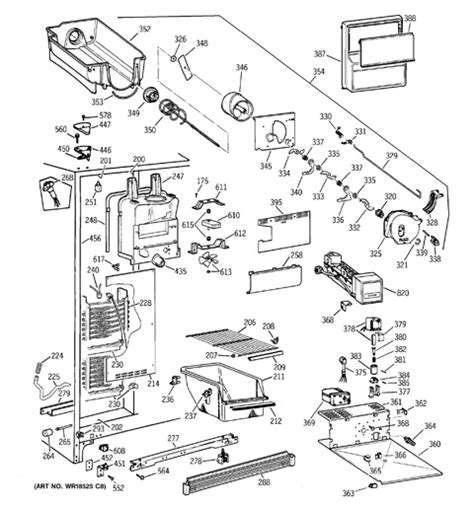 ge profile refrigerator ice maker parts diagram reviewmotorsco