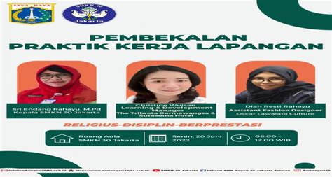 Pembekalan Pkl Smk Negeri 30 Jakarta