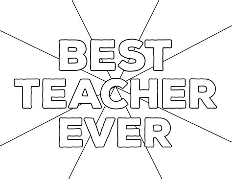 teacher  pages coloring pages