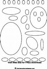 Coloring Shapes Ovals Oval Shape Printable Elongated Color Different Sheet sketch template