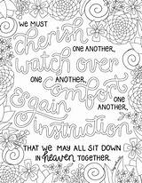 Coloring Lds Pages Cherish Another Adult Visit Squeeze Just Choose Board sketch template