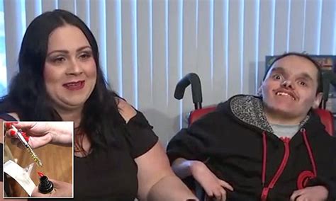 latina mother takes 19 year old disabled son out of school every day to