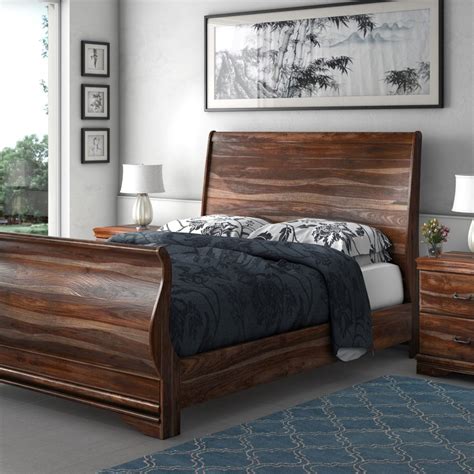 solid wood bed collection  sierra living concepts  sierra