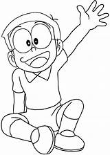 Nobita sketch template