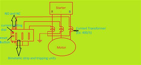 circuit diagram  thermal overload relay wiring digital  schematic