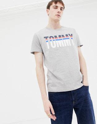 tommy hilfiger graphic  shirt asos