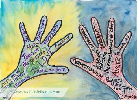 hands hold      art therapy creativity  therapy great