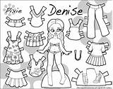 Paper Doll Pixie Denise Color Drawing Printable Print Dolls Puck Pleats Floral Personas Thin Paperthinpersonas Getdrawings Pdf Pd sketch template