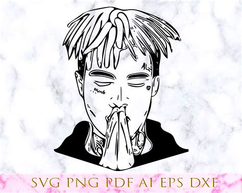 1 Xxxtentacion Xxtentacion Vector Cut Files Cricut