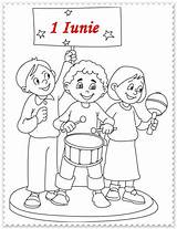 Colorat Ziua Iunie Planse Copilului Citeste Universdecopil Copiilor sketch template
