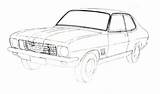 Holden Monaro Gtr Lj sketch template