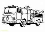 Fire Truck Simple Drawing Coloring Pages Printable Getdrawings sketch template