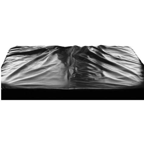 122 200cm black pvc bed sheet sexy waterproof bedding game outdoor