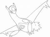 Latios Rayquaza Printablefreecoloring Coloriages Legendary sketch template
