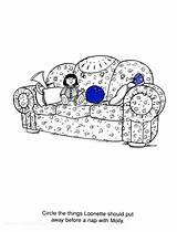 Couch Comfy Big Coloring Pages Archive sketch template