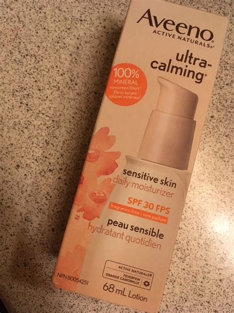 aveeno ultra calming daily moisturizer  spf  reviews  face day