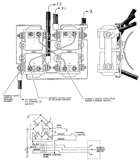 wire winch control diagram