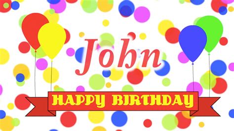 happy birthday john song youtube