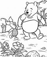 Pooh Piglet Winnie Walking Mitraland sketch template