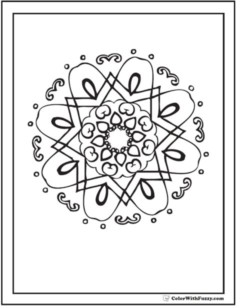 geometric coloring pages  print  customize