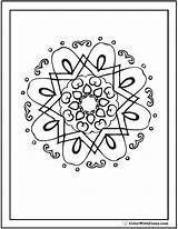 Coloring Geometric Pages Patterns Pattern Simple Kaleidoscope Dutch Fun Cute Print Color Printable Maybe Hearts Looks Re Little They Getcolorings sketch template