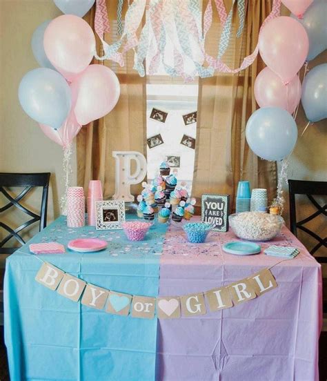Pin By Aquilino Duran On Mesas De Dulces Gender Reveal Decorations