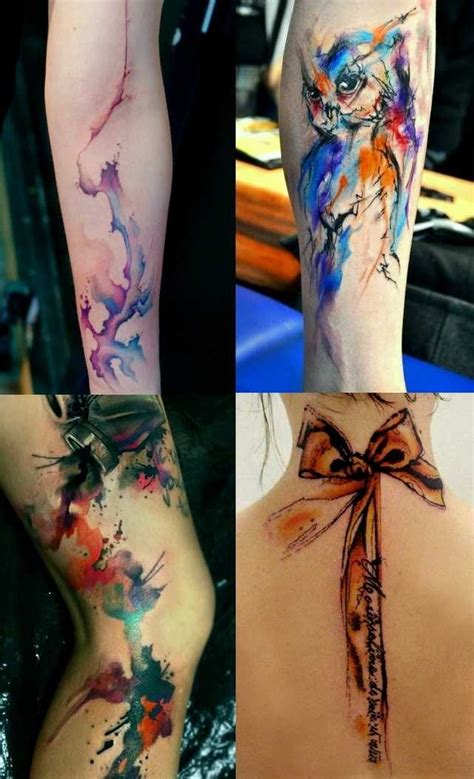 Water Color Tattoos Are By Far Some Of The Coolest Ive Seen Trendy