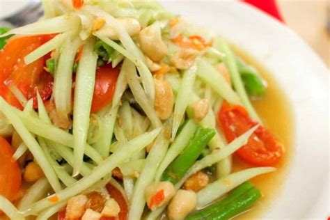Resep Som Tam Salad Pepaya Hijau Khas Thailand Cocok Diet