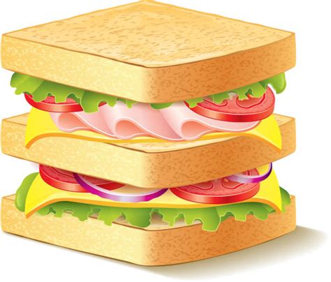 royalty  ham sandwich clip art vector images illustrations istock