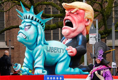 effigies  trump brexit  europes   parade  germany  rose monday carnival