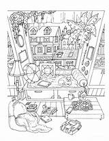 Printable Colouring Relieving sketch template