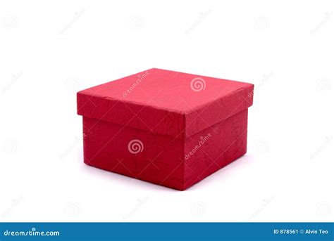 plain red gift box stock image image  gift wrapping