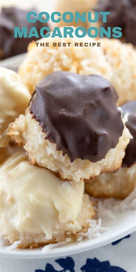 bakery style coconut macaroons crazy for crust
