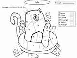 Splat Chat Le Coloring Alphabet Halloween Pages Cat sketch template