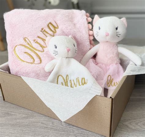 personalised  baby girl gift set  keedd notonthehighstreetcom