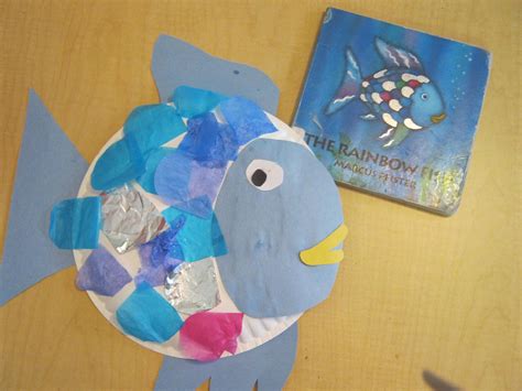 rainbow fish summer crafts crafts  kids rainbow fish pfister