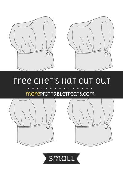 chefs hat cut  small