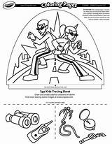 Spy Kids Coloring Pages Choose Board sketch template