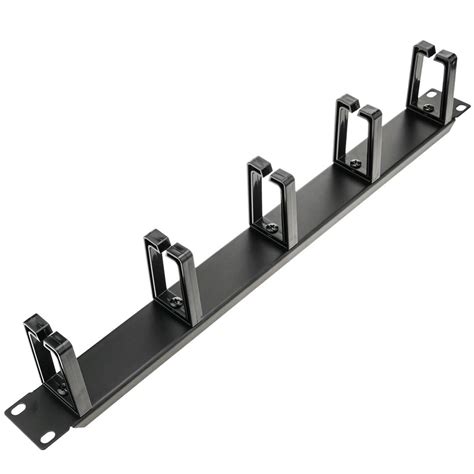 rackmount cable management panel rack   guide bar   rings