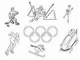 Spelen Olympische Kleurplaat sketch template