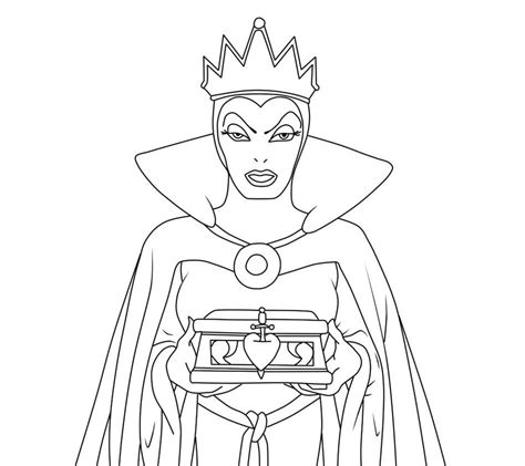 evil queen coloring pages  getcoloringscom  printable
